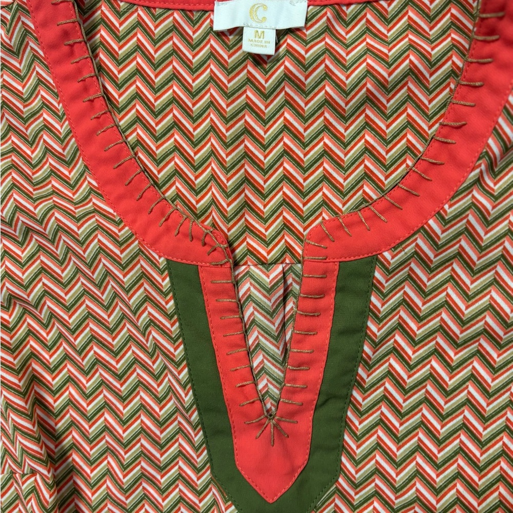 Chevron Patterned Sleeveless Top - image 4